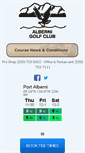 Mobile Screenshot of albernigolf.com